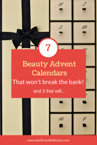 7 of the Best Beauty Advent Calendars that won't break the bank www.awelltravelledbeauty.com